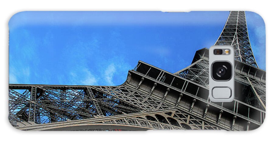 Paris Galaxy Case featuring the photograph Paris Eiffel Tower by Wilko van de Kamp Fine Photo Art
