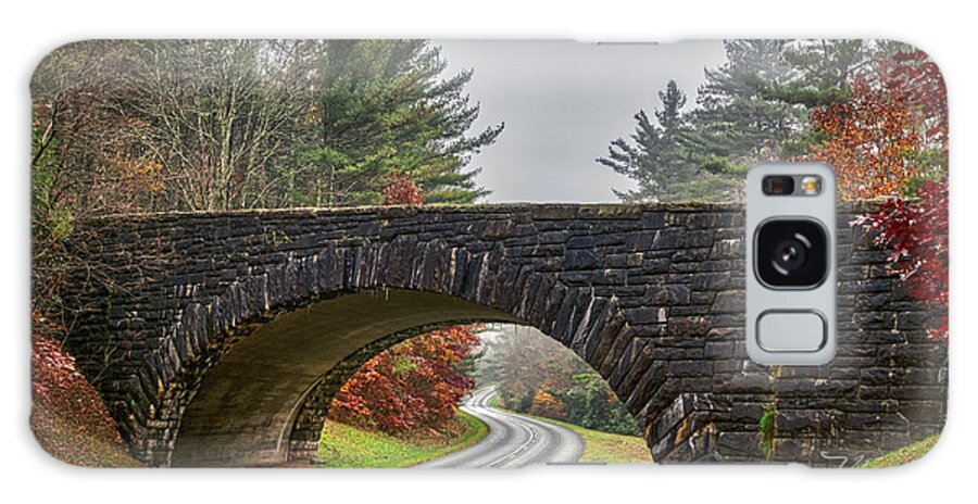 Blue Ridge Parkway Galaxy Case featuring the photograph Parkway Bridge Fall by Meta Gatschenberger