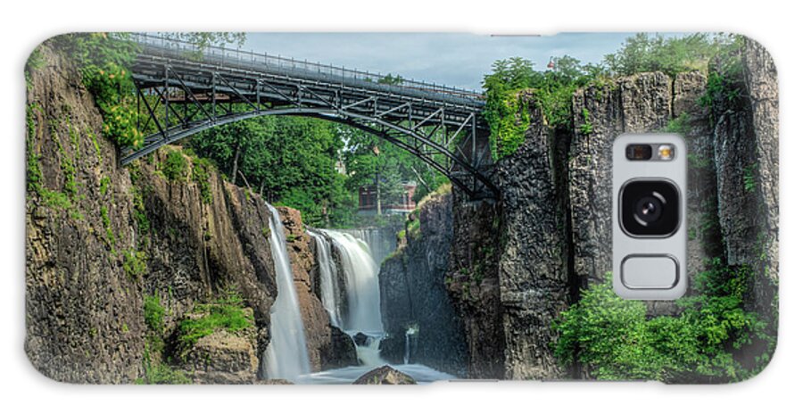 Landscape Galaxy Case featuring the photograph Paterson Great Falls by Chad Dikun