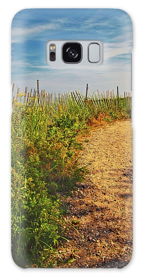 Fort Popham Galaxy Case featuring the photograph Path to the Fort by Paul Mangold