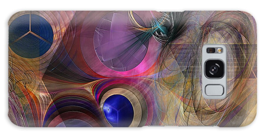 Peace Galaxy Case featuring the digital art Peace Will Come by Studio B Prints