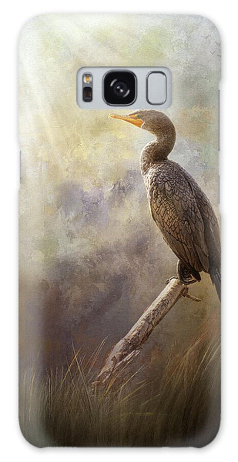 Peace Galaxy Case featuring the digital art Peaceful Morning in the Marsh by Nicole Wilde
