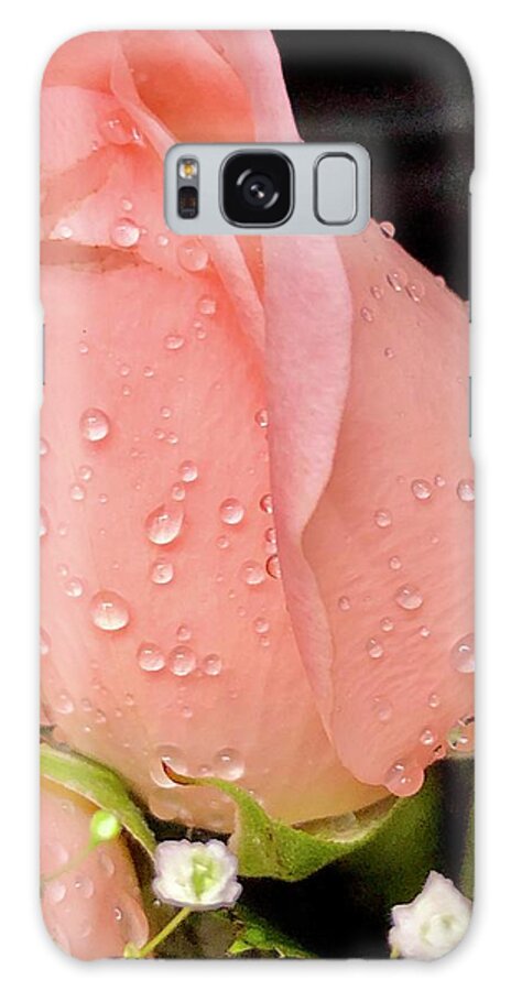 Rose Galaxy Case featuring the photograph Peach Roses by Lisa Pearlman