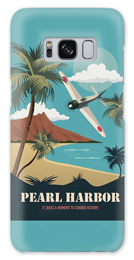 Movie Poster Galaxy Case featuring the digital art Pearl Harbor - Alternative Movie Poster by Movie Poster Boy