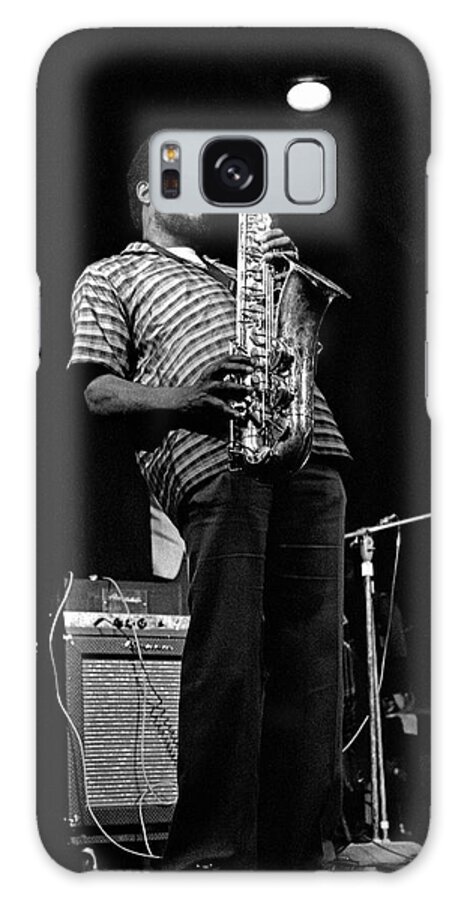 Jazz Galaxy Case featuring the photograph Pharoah Sanders 6 by Lee Santa