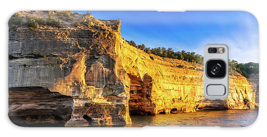 Light Galaxy Case featuring the photograph Pictured Rocks Cruise by Nathan Wasylewski
