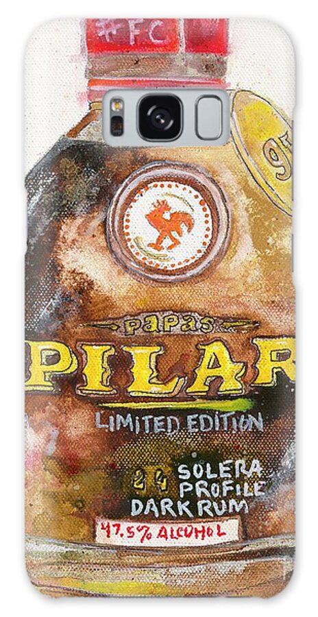 Rum Galaxy Case featuring the painting Pilar by Kasha Ritter