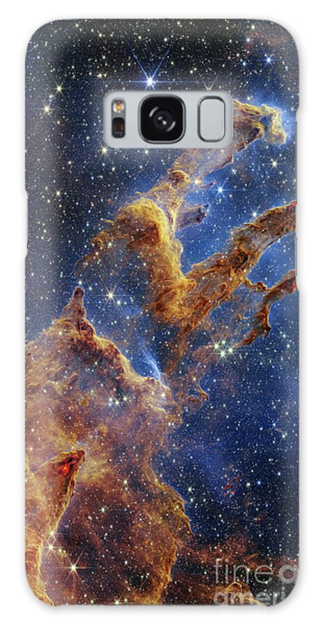 M16 Galaxy S8 Case featuring the photograph Pillars of Creation, JWST image by Science Photo Library