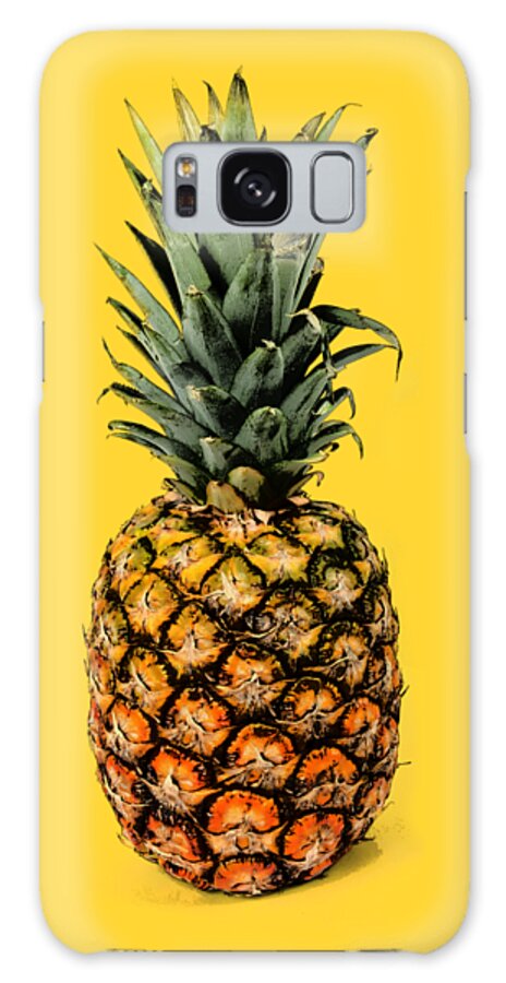 Pineapple Galaxy Case featuring the digital art Pineapple fruit by Madame Memento