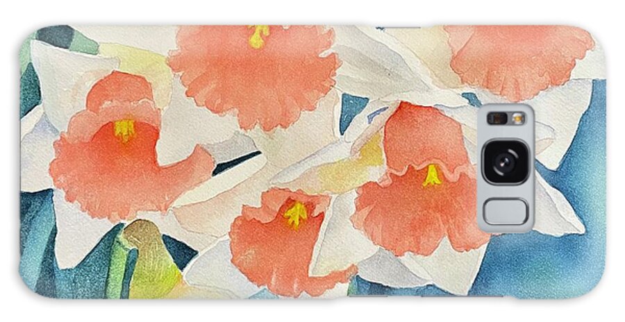 Daffodil Galaxy Case featuring the painting Pink Is Your Color by Beth Fontenot