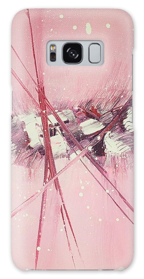  Galaxy Case featuring the painting Pink Lady by Samantha Latterner