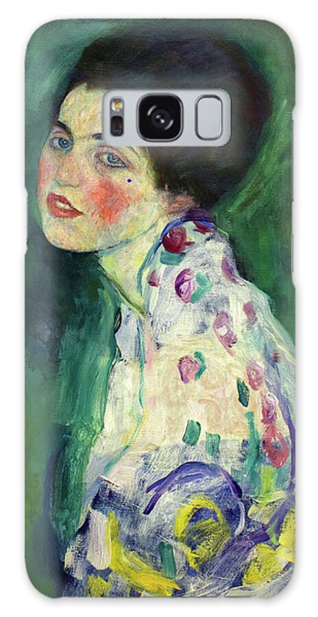 Gustav Klimt Galaxy Case featuring the painting Portrait of a Lady, 1916-1917 by Gustav Klimt