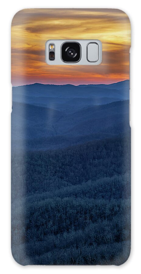 Blue Ridge Parkway Galaxy Case featuring the photograph Pounding Mill Overlook Blue Ridge Parkway by Donnie Whitaker