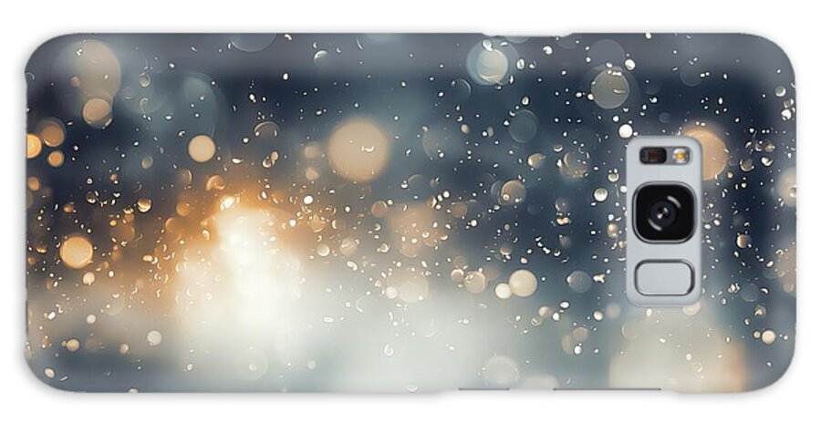 Winter Galaxy Case featuring the painting premium Winter light background with sparkle by N Akkash