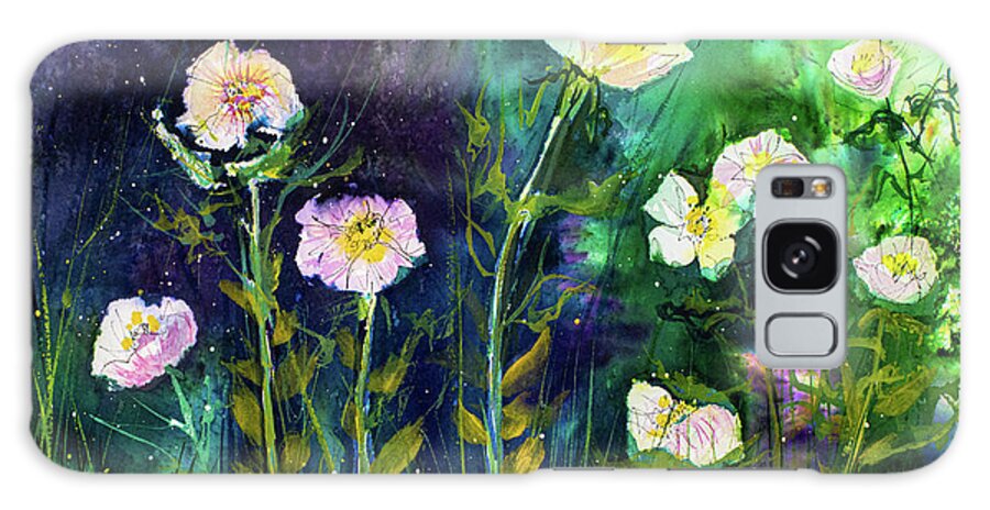 Primrose Galaxy Case featuring the painting Prim And Proper by Cheryl Prather