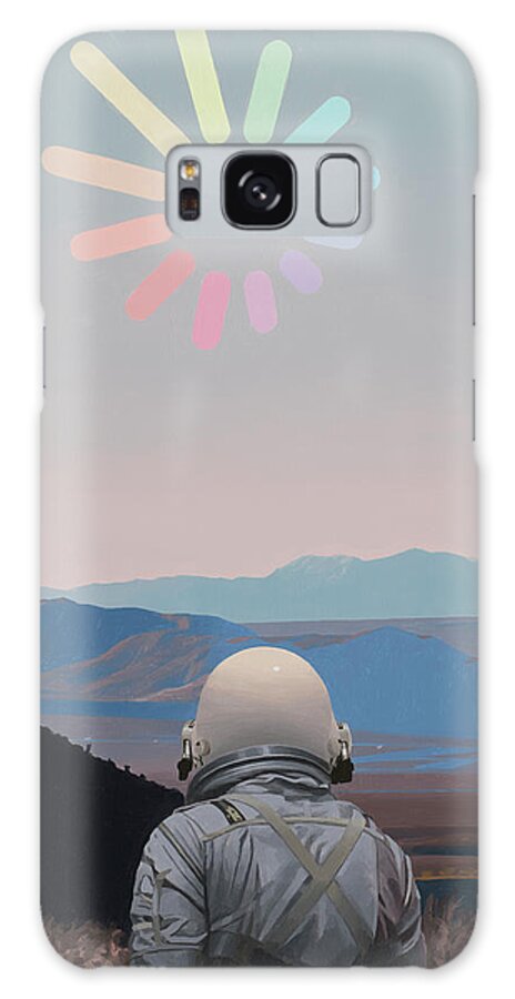 Astronaut Galaxy Case featuring the painting Prism by Scott Listfield