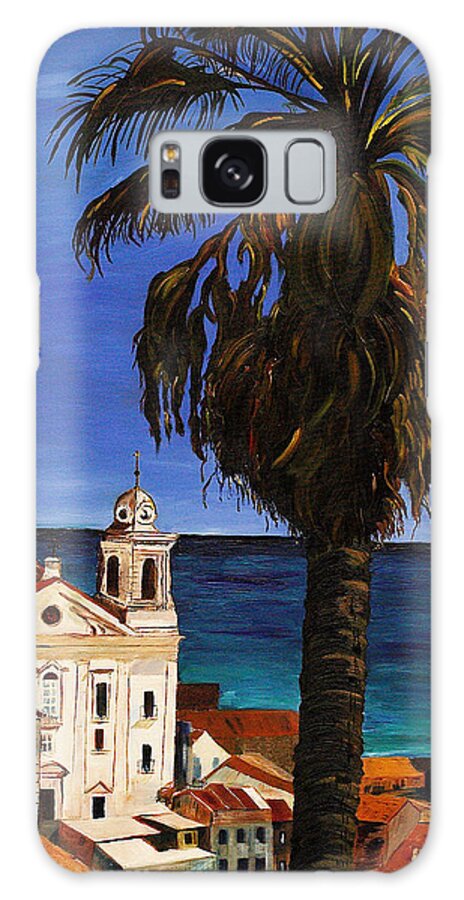 Puerto Rico Galaxy Case featuring the painting Puerto Rico Old San Juan by Modern Impressionism