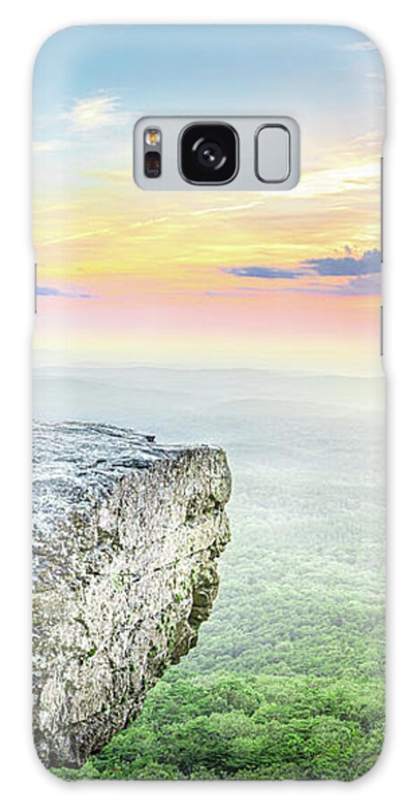 Pulpit Rock Galaxy Case featuring the photograph Pulpit Rock Sunset by Jordan Hill