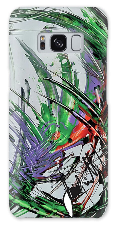  Galaxy Case featuring the painting Reflex #1 by Jimmy Williams
