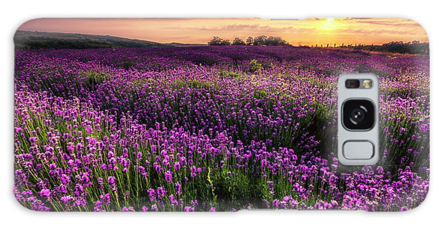 Bulgaria Galaxy Case featuring the photograph Purple Sea by Evgeni Dinev