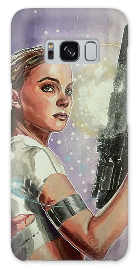 Star Wars Galaxy Case featuring the painting Queen Senator Mother - Padme Amidala by Joel Tesch