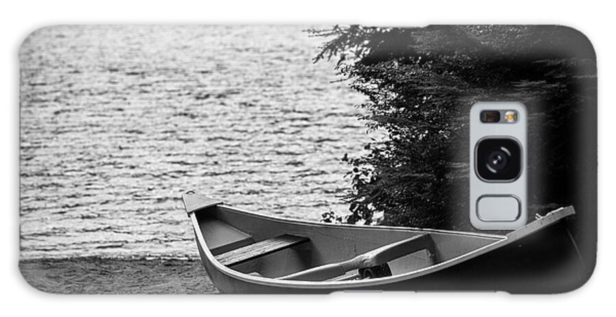 Canoe Galaxy Case featuring the photograph Quiet Canoe by Jim Whitley