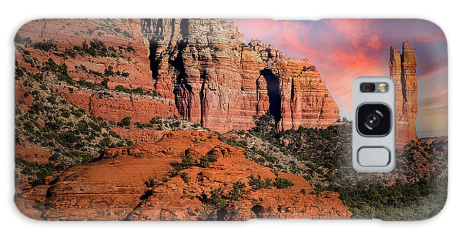 Sedona Galaxy Case featuring the photograph Rabbit Ears by Al Judge