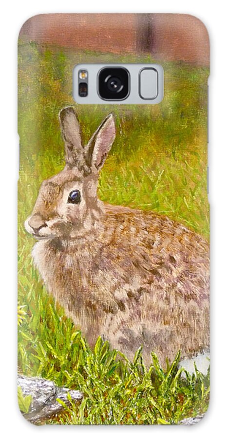 Rabbit Galaxy Case featuring the painting Rabbit by Joe Bergholm