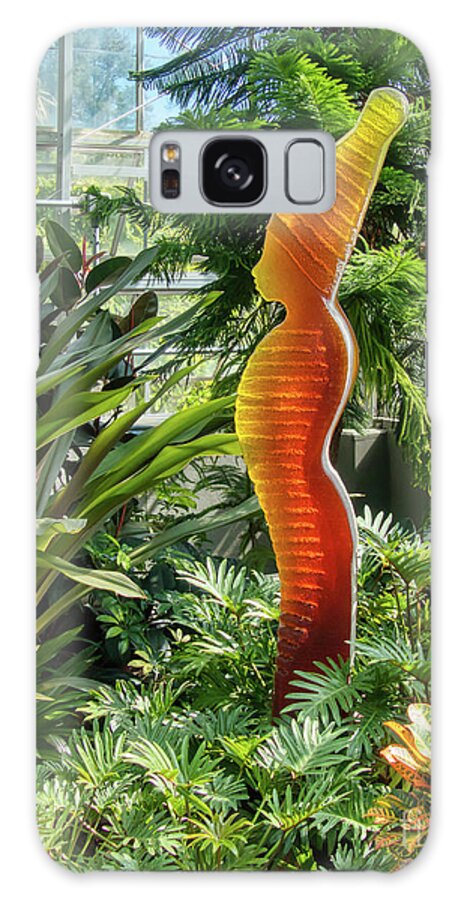 Sculpture Galaxy Case featuring the photograph Radiance in the Garden by Amy Dundon