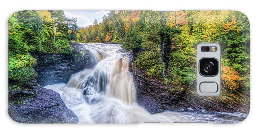 Waterfall Galaxy Case featuring the photograph Rainbow Falls by Brad Bellisle