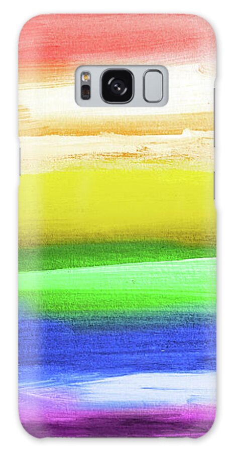 Rainbow Galaxy Case featuring the painting Rainbow flag by Delphimages Flag Creations