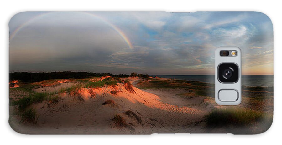 Rainbow Galaxy Case featuring the photograph Rainbow On The Third Coast by Owen Weber