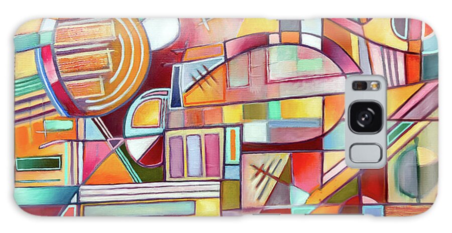 Abstract Painting Galaxy Case featuring the painting Rainmakers Game by Jason Williamson