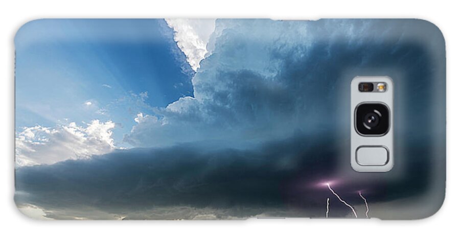 Sunshine Galaxy Case featuring the photograph Ray Of Light by Marcus Hustedde