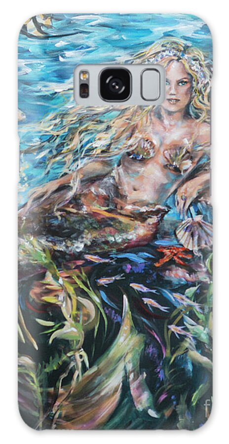 Ocean Galaxy Case featuring the painting Recognition by Linda Olsen