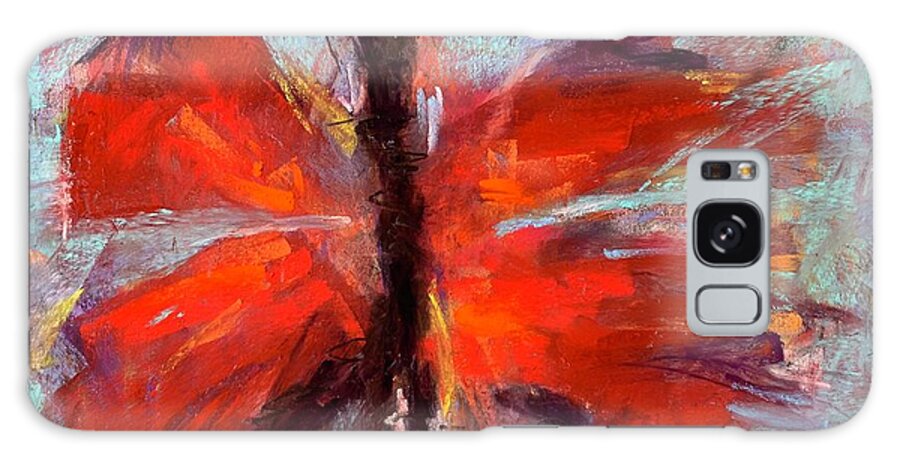 Butterfly Galaxy Case featuring the painting Red Butterfly by Bonny Butler