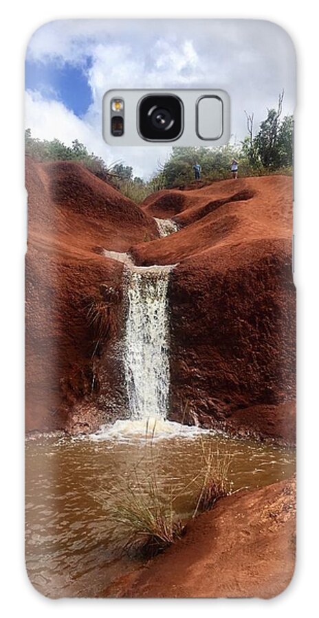 Red Dirt Galaxy Case featuring the photograph Red Dirt Falls by Jennifer Kane Webb