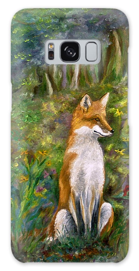 Flowers Galaxy Case featuring the painting Red Fox by FT McKinstry