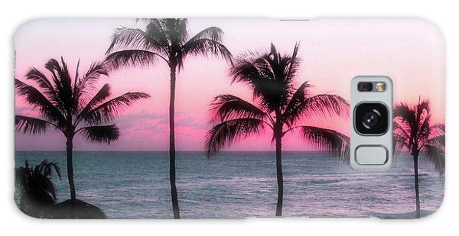 Hawaii Galaxy Case featuring the photograph Red Sky at Night by Robert Carter