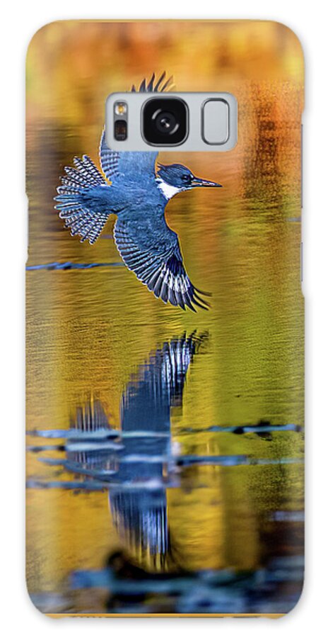 Kingfisher Galaxy Case featuring the photograph Reflections of a King by Brian Shoemaker