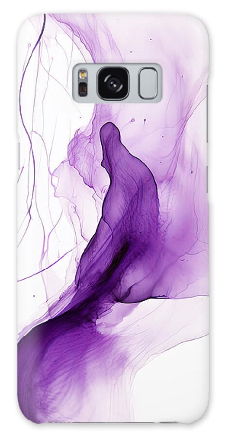 Purple Galaxy Case featuring the painting Regal Violet Art by Lourry Legarde