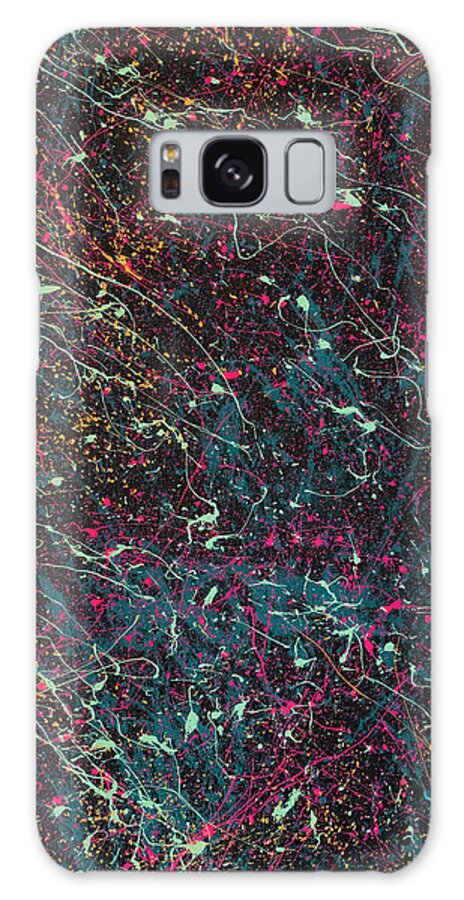 Abstract Galaxy Case featuring the painting Release by Heather Meglasson Impact Artist