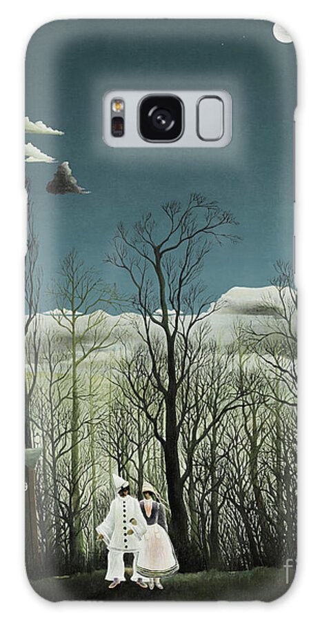 Wingsdomain Galaxy Case featuring the painting Remastered Art Carnival Evening by Henri Rousseau 20220108 by - Henri Rousseau