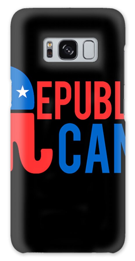 Cool Galaxy Case featuring the digital art Republican Republi Can Do Anything by Flippin Sweet Gear