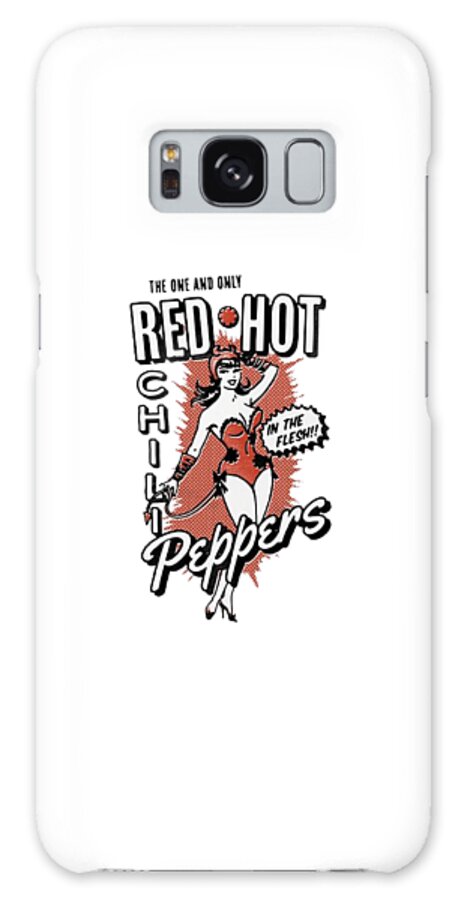 Red Hot Chili Peppers Galaxy Case featuring the digital art Retro One Red Hot Flesh Gift by Notorious Artist