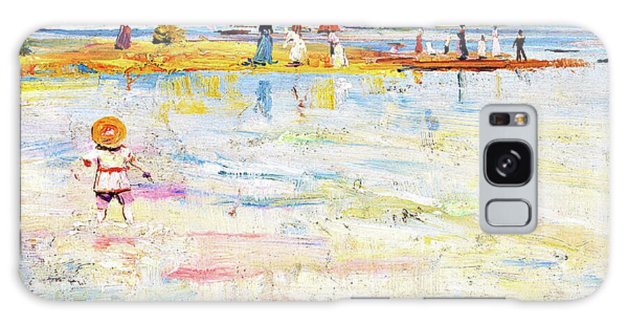 Ricketts Point Galaxy Case featuring the painting Ricketts Point, Beaumaris - Digital Remastered Edition by Charles Edward Conder