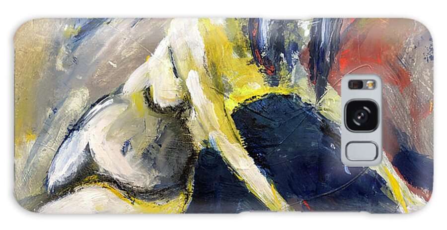 Figurative Galaxy Case featuring the painting Rise and Shine II by Sharon Sieben