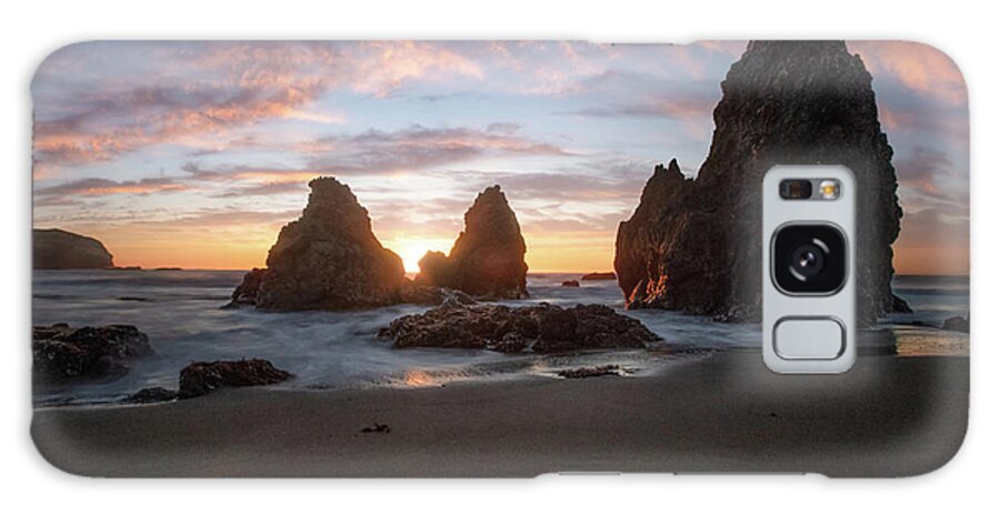 Beach Galaxy Case featuring the photograph Rodeo Twilight by Steve Berkley