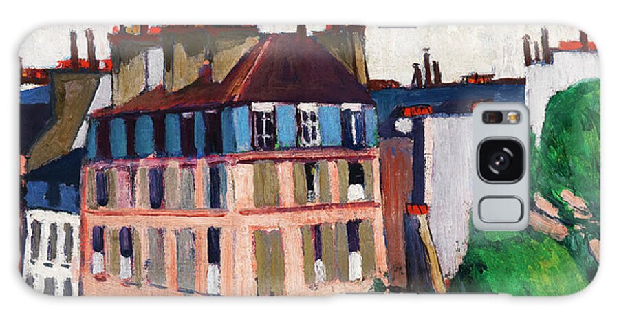 Henry Lyman Sayen Galaxy Case featuring the painting Rooftops by Henry Lyman Sayen