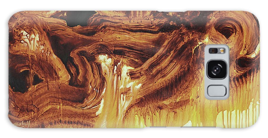 Roots Galaxy Case featuring the painting Roots of Life by Sv Bell